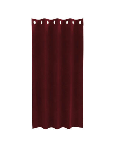 Tende oscuranti 2 pcs Rosso Vino 140 x 175 cm Velluto