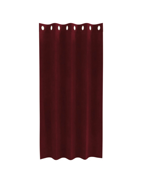 Tende oscuranti 2 pcs Rosso Vino 140 x 175 cm Velluto