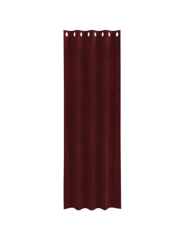 Tende oscuranti 2 pcs Rosso Vino 140 x 225 cm Velluto