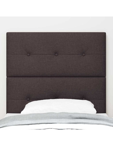 Testiera con testiera Marrone Scuro 90 cm Pelle Sintetica