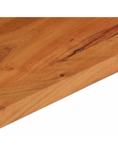 Piano Tavolo 120x60x3,8 cm Rettangolare Legno Massello Acacia