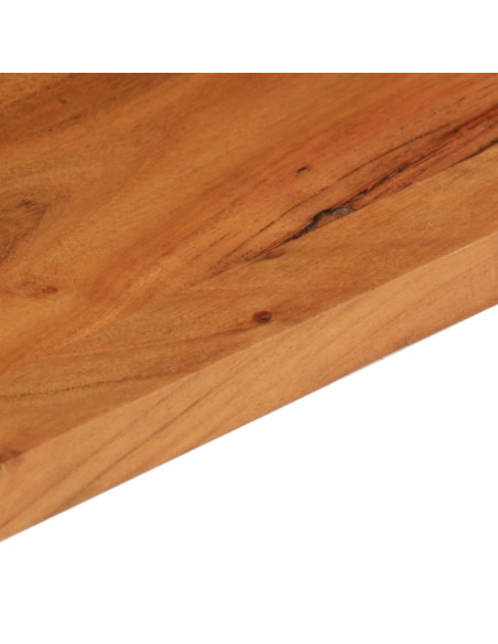Piano Tavolo 120x60x3,8 cm Rettangolare Legno Massello Acacia