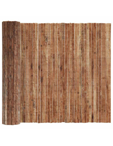 Recinzione in corteccia Marrone 600 x 125 cm Corteccia