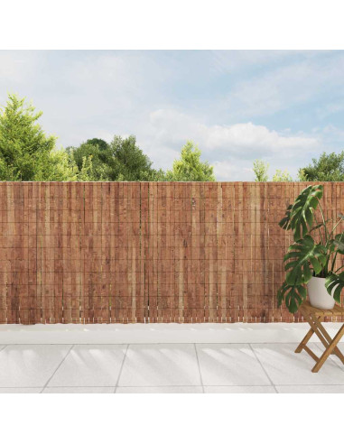 Recinzione in corteccia Marrone 600 x 125 cm Corteccia