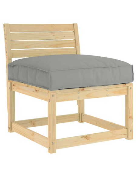 Cuscino Grigio 70 x 70 x 12 cm Tessuto Oxford