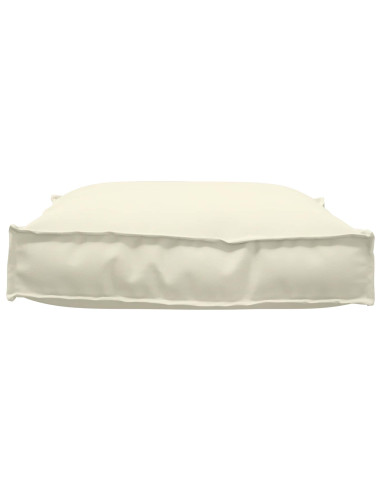 Cuscino Crema 70 x 70 x 12 cm Tessuto Oxford