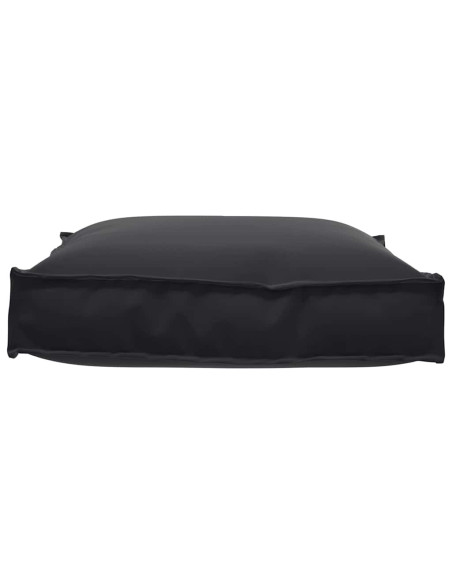 Cuscino Nero 70 x 70 x 12 cm Tessuto Oxford