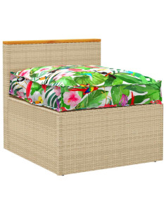 Cuscino Floreale Multicolore 70 x 70 x 12 cm Tessuto Oxford 2