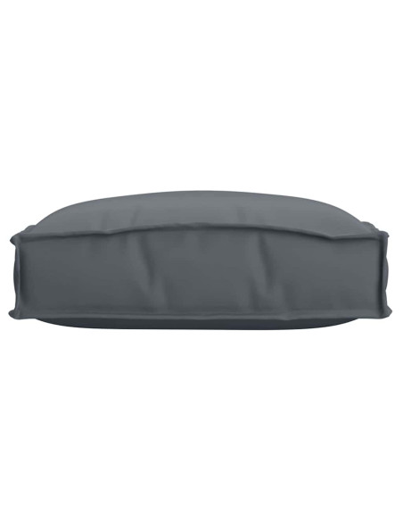 Cuscino 2 pcs Antracite 40 x 40 x 8 cm Tessuto Oxford