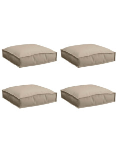 Cuscino 4 pcs Talpa 40 x 40 x 8 cm Tessuto Oxford 2