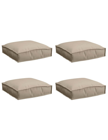 Cuscino 4 pcs Talpa 40 x 40 x 8 cm Tessuto Oxford
