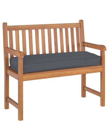 Cuscino Antracite 110 x 40 x 8 cm Tessuto Oxford