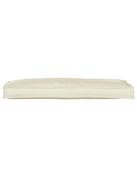Cuscino Crema 110 x 40 x 8 cm Tessuto Oxford