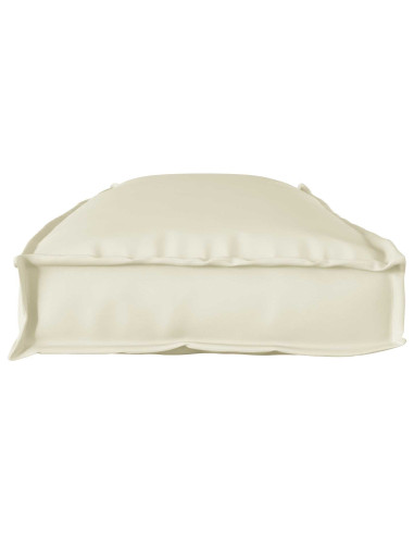 Cuscino Crema 110 x 40 x 8 cm Tessuto Oxford