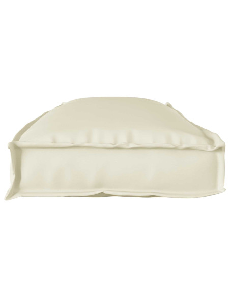 Cuscino Crema 110 x 40 x 8 cm Tessuto Oxford