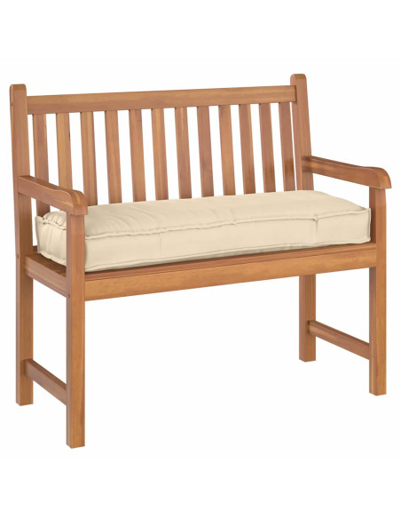 Cuscino Beige 110 x 40 x 8 cm Tessuto Oxford