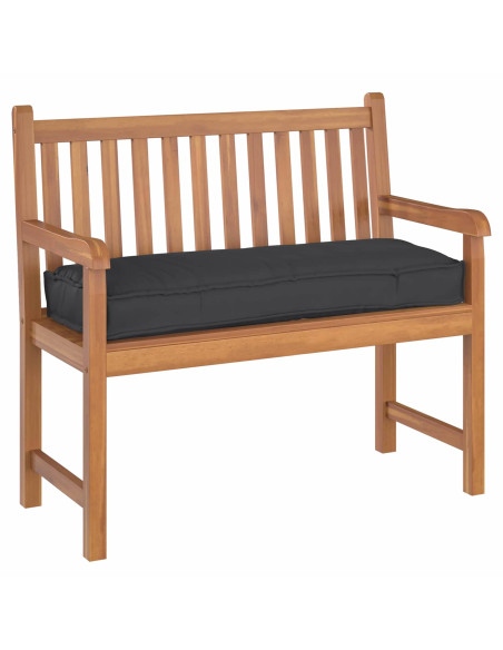 Cuscino Nero 110 x 40 x 8 cm Tessuto Oxford