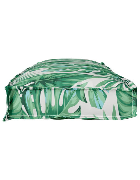 Cuscino Foglia Motivo Foglia 110 x 40 x 8 cm Tessuto Oxford