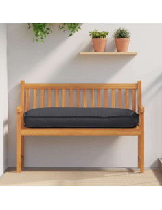 Cuscino Nero 120 x 50 x 12 cm Tessuto Oxford