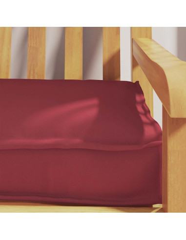 Set di Cuscini per Pallet 2 pcs Rosso Vino 200 x 40 x 8 cm