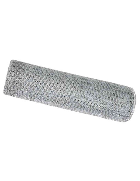 Recinzione Esagonale Argento 0,5 x 50 m Acciaio zincato