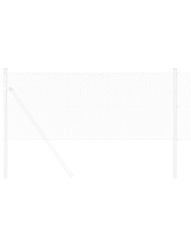 Recinzione Esagonale Argento 0,5 x 50 m Acciaio zincato