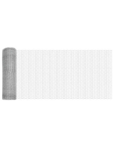 Recinzione Esagonale Argento 0,5 x 50 m Acciaio zincato