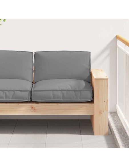 Cuscino Grigio 80 x 80 x 12 cm Tessuto Oxford