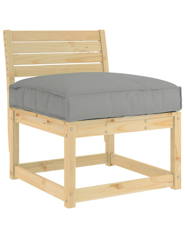 Cuscino Grigio 80 x 80 x 12 cm Tessuto Oxford