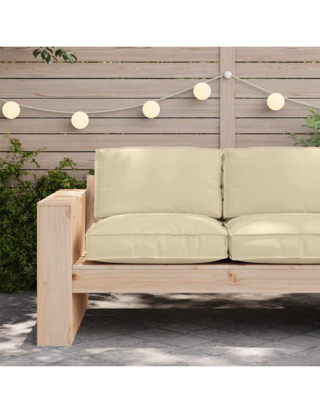 Cuscino Beige 80 x 80 x 12 cm Tessuto Oxford