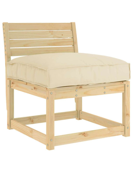 Cuscino Beige 80 x 80 x 12 cm Tessuto Oxford