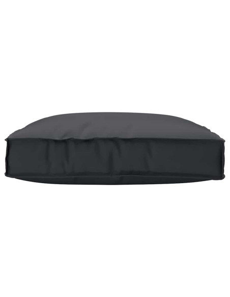 Cuscino Nero 80 x 80 x 12 cm Tessuto Oxford