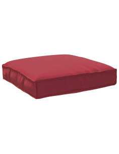 Cuscino Rosso Vino 80 x 80 x 12 cm Tessuto Oxford