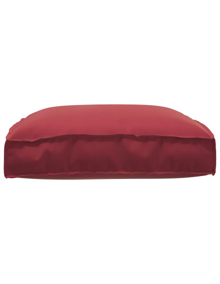 Cuscino Rosso Vino 80 x 80 x 12 cm Tessuto Oxford