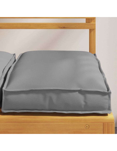 Cuscino 6 pcs Grigio 40 x 40 x 8 cm Tessuto Oxford