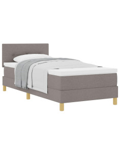 Letto a molle con materasso Talpa 100 x 200 cm Tessuto 2