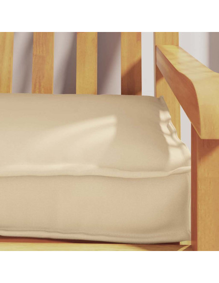 Set di Cuscini per Pallet 2 pcs Beige 180 x 40 x 8 cm