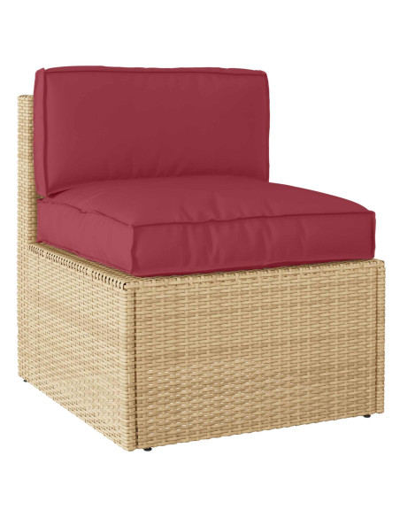 Cuscino Rosso Vino 80 x 80 x 52 cm Tessuto Oxford