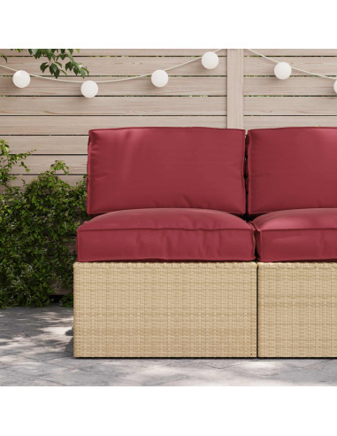 Cuscino Rosso Vino 80 x 80 x 52 cm Tessuto Oxford