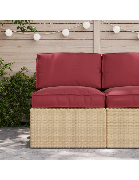 Cuscino Rosso Vino 80 x 80 x 52 cm Tessuto Oxford