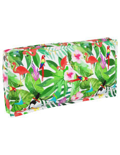 Cuscino Floreale Multicolore 120 x 60 x 12 cm Tessuto Oxford 2