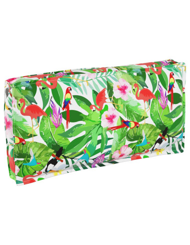 Cuscino Floreale Multicolore 120 x 60 x 12 cm Tessuto Oxford