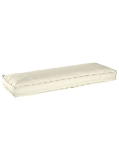 Cuscino Crema 120 x 40 x 8 cm Tessuto Oxford