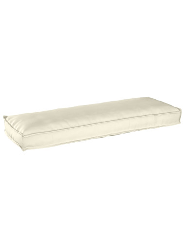 Cuscino Crema 120 x 40 x 8 cm Tessuto Oxford