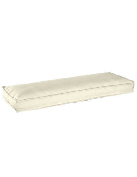Cuscino Crema 120 x 40 x 8 cm Tessuto Oxford