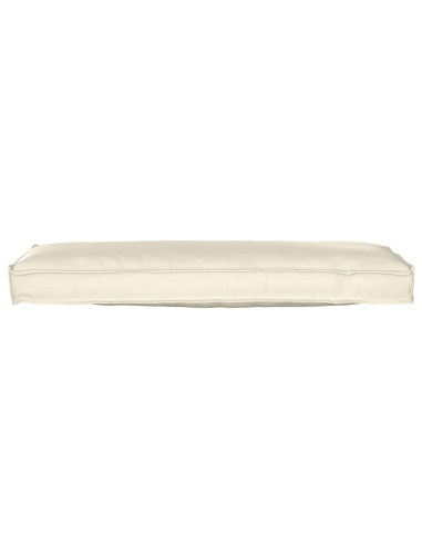 Cuscino Crema 120 x 40 x 8 cm Tessuto Oxford