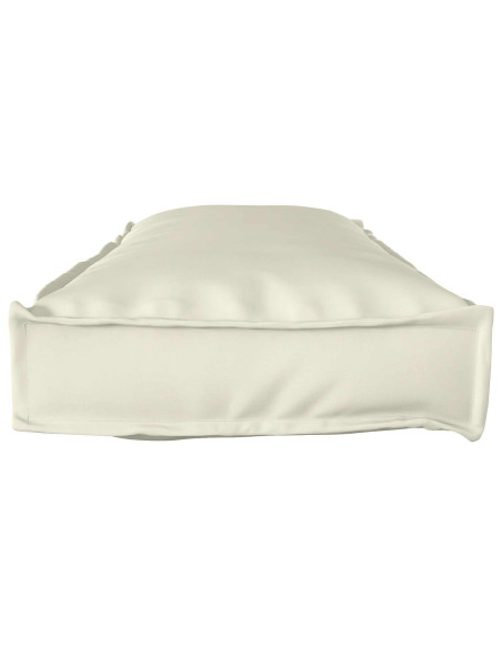Cuscino Crema 120 x 40 x 8 cm Tessuto Oxford