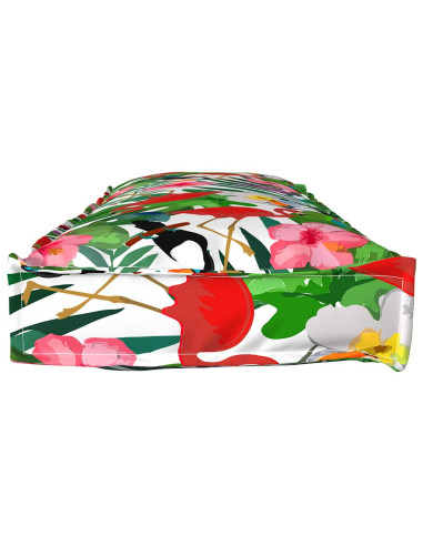 Cuscino Floreale Multicolore 120 x 40 x 8 cm Tessuto Oxford