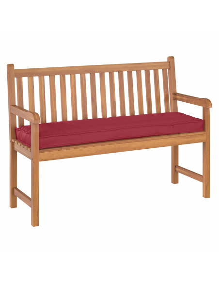 Cuscino Rosso Vino 140 x 40 x 8 cm Tessuto Oxford