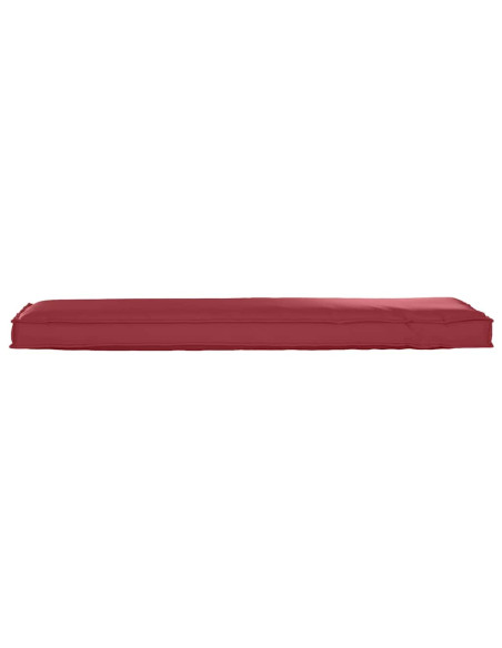 Cuscino Rosso Vino 140 x 40 x 8 cm Tessuto Oxford